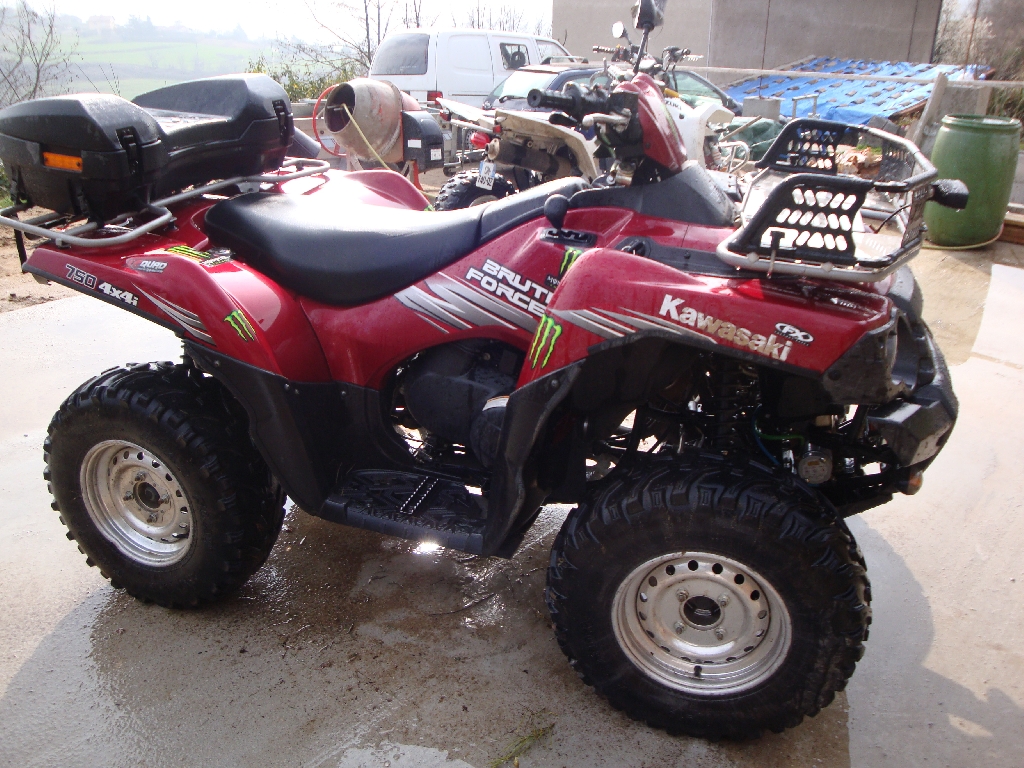 Annonce quad KAWASAKI KVF 750 occasion 2011 07 Ardèche roiffieux